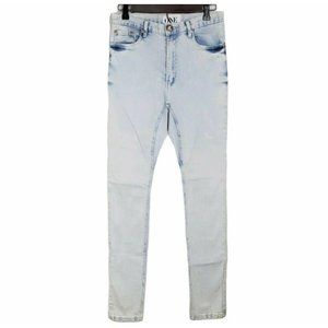 One Teaspoon Jeans Runaways Bleached Blue Skinny